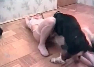 Unstoppable hound is punishing a tiny model