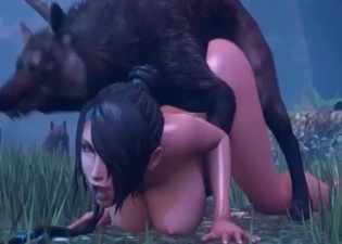 Cartoon zoo sex video starring a monster